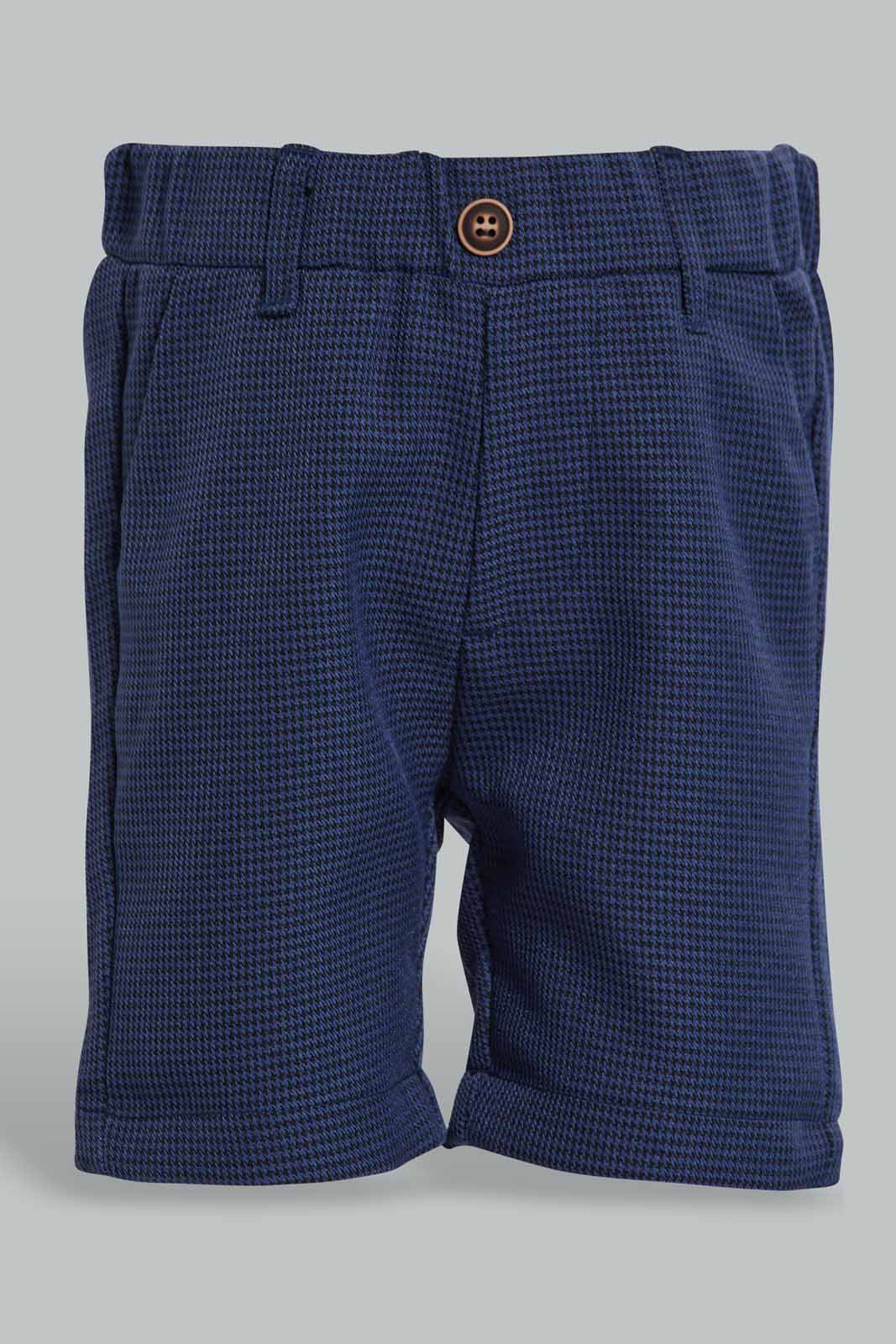 Redtag-Navy-Matching-Shorts-W/-Vestcoat-Category:Shorts,-Colour:Navy,-Deals:New-In,-EID,-Filter:Infant-Boys-(3-to-24-Mths),-INB-Shorts,-New-In-INB-APL,-Non-Sale,-Section:Boys-(0-to-14Yrs),-W22O-Infant-Boys-3 to 24 Months