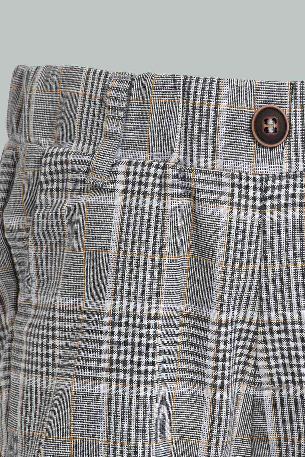 Redtag-Grey-Checks-Matching-Shorts-W/-Vestcoat-Category:Shorts,-Colour:Grey,-Deals:New-In,-EID,-Filter:Infant-Boys-(3-to-24-Mths),-INB-Shorts,-New-In-INB-APL,-Non-Sale,-Section:Boys-(0-to-14Yrs),-W22O-Infant-Boys-3 to 24 Months