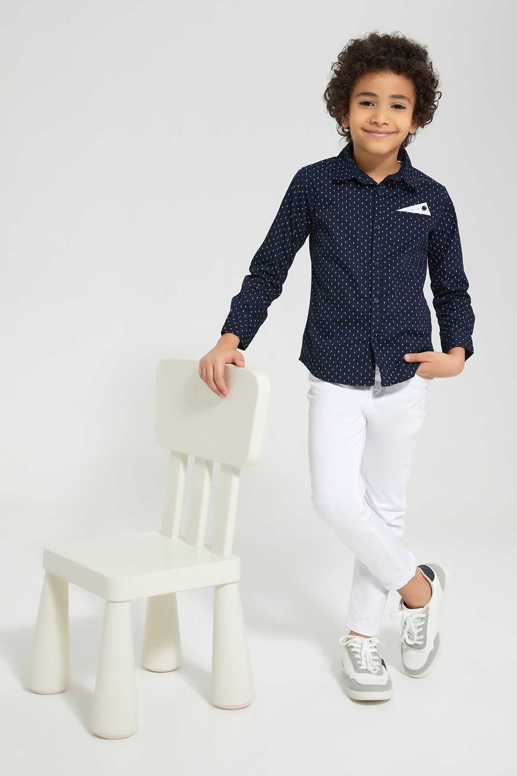 Redtag-White-Coloured-Twill-Stretch-Jean-BOY-Jeans,-Category:Jeans,-Colour:White,-Deals:New-In,-Filter:Boys-(2-to-8-Yrs),-New-In-BOY,-Non-Sale,-Section:Boys-(0-to-14Yrs),-W22O-Boys-2 to 8 Years