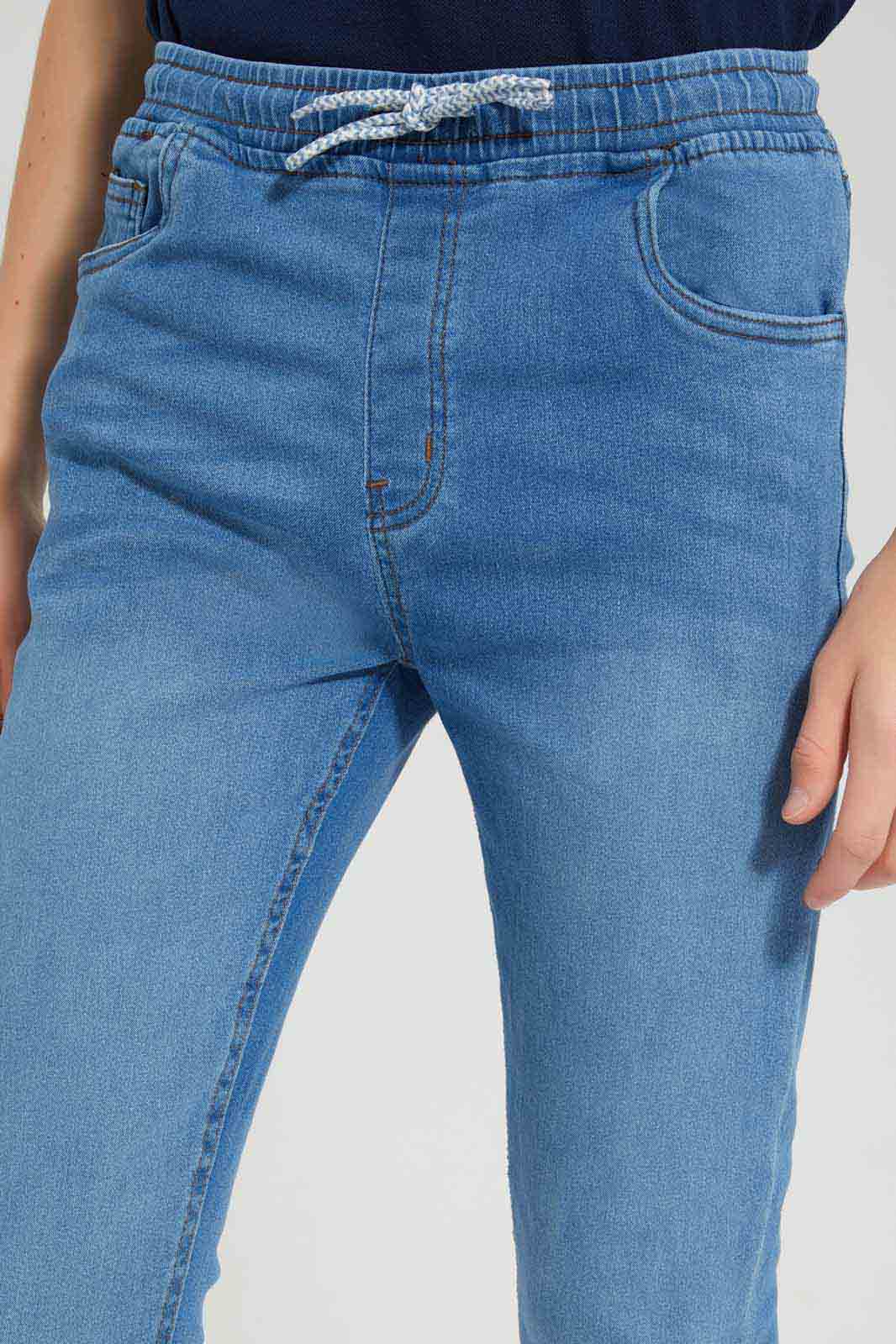 Redtag-Light-Wash-Pull-On-Jeans-BSR-Jeans,-Category:Jeans,-Colour:Light-Wash,-Deals:New-In,-Filter:Senior-Boys-(8-to-14-Yrs),-FIT-WALL-(FTW),-New-In-BSR-APL,-Non-Sale,-Section:Boys-(0-to-14Yrs),-W22O-Senior-Boys-9 to 14 Years