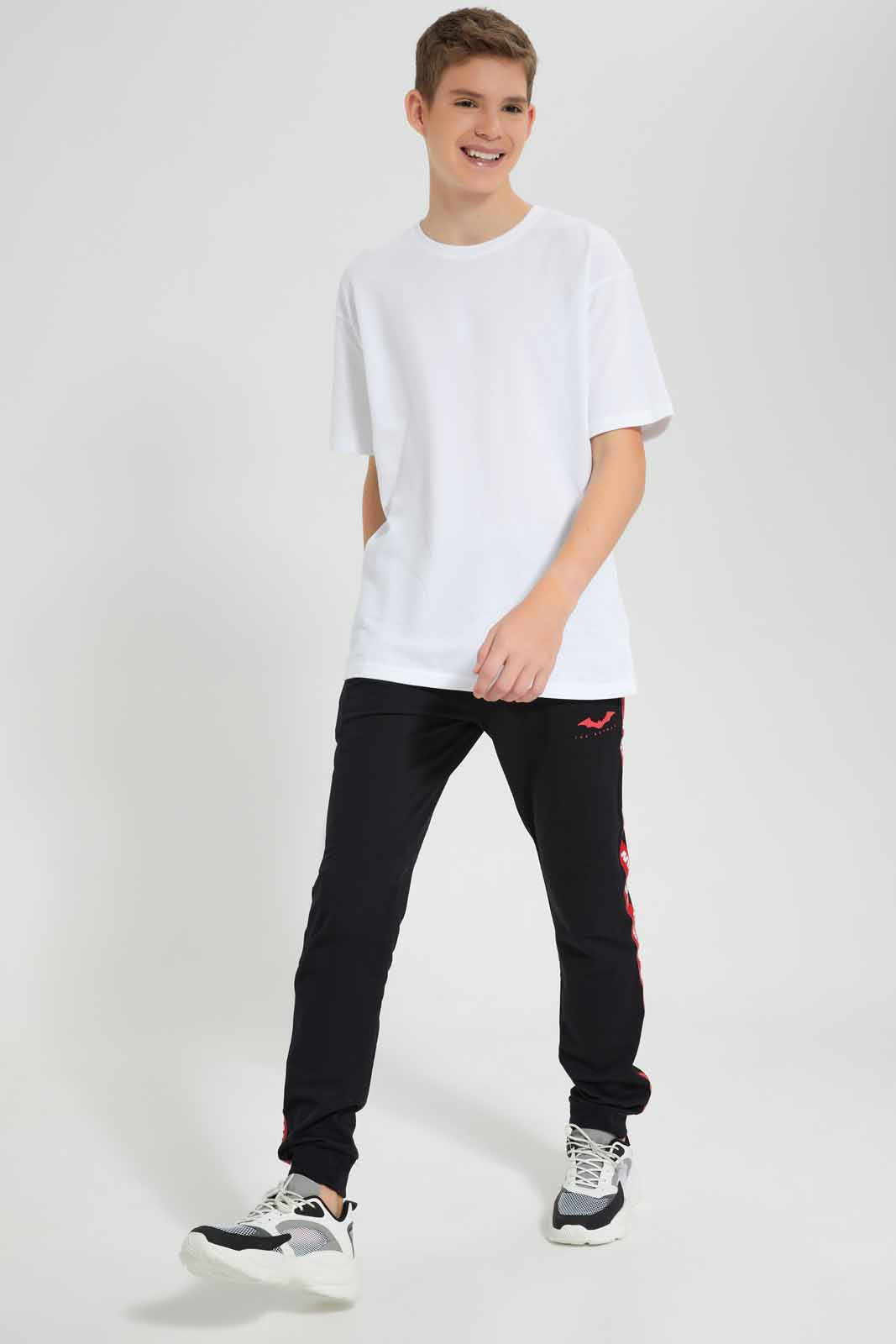 Redtag-White-Oversize-Sweat-T-Shirt-BSR-Sweatshirts,-Category:Sweatshirts,-Colour:White,-Deals:New-In,-Filter:Senior-Boys-(9-to-14-Yrs),-New-In-BSR-APL,-Non-Sale,-Section:Boys-(0-to-14Yrs),-TBL,-W22O-Senior-Boys-9 to 14 Years