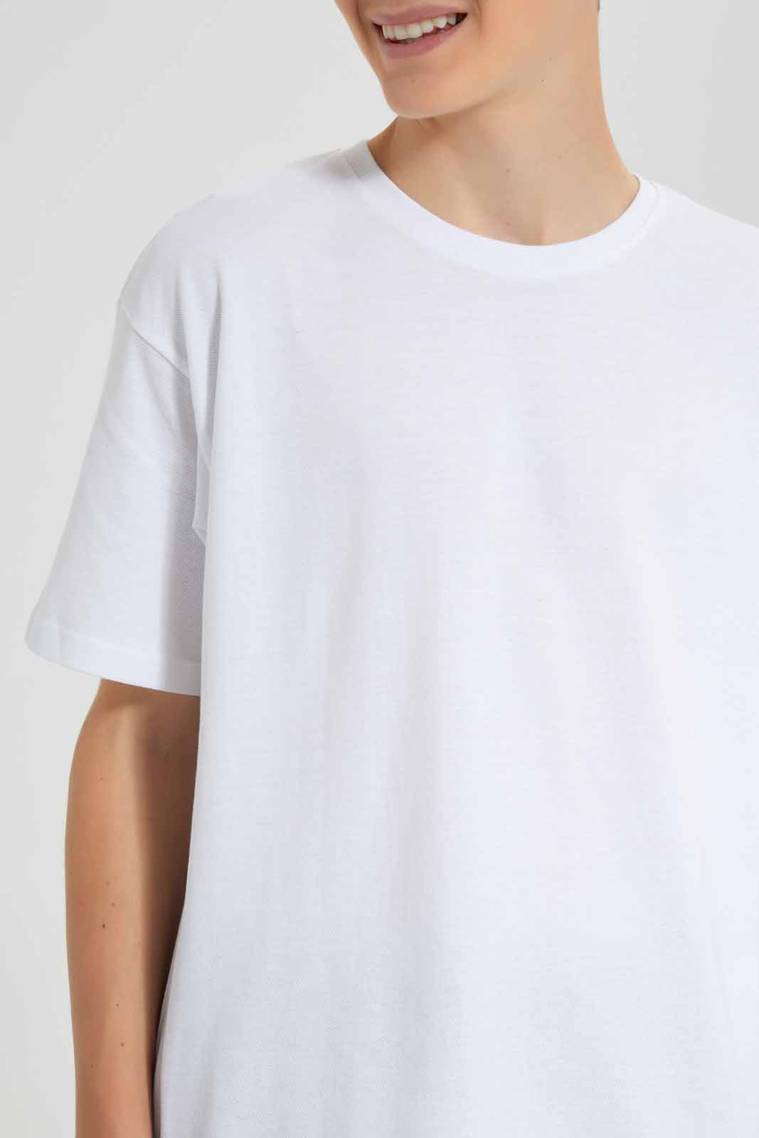 Redtag-White-Oversize-Sweat-T-Shirt-BSR-Sweatshirts,-Category:Sweatshirts,-Colour:White,-Deals:New-In,-Filter:Senior-Boys-(9-to-14-Yrs),-New-In-BSR-APL,-Non-Sale,-Section:Boys-(0-to-14Yrs),-TBL,-W22O-Senior-Boys-9 to 14 Years