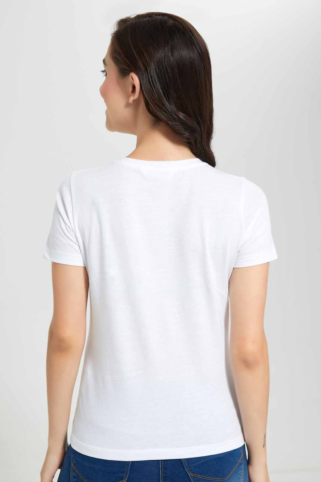 Redtag-White-Short-Sleeve-Crew-Neck-T-Shirt-Category:T-Shirts,-Colour:White,-Deals:New-In,-Filter:Women's-Clothing,-New-In-Women,-Non-Sale,-Section:Women,-TBL,-W22O,-Women-T-Shirts-Women's-