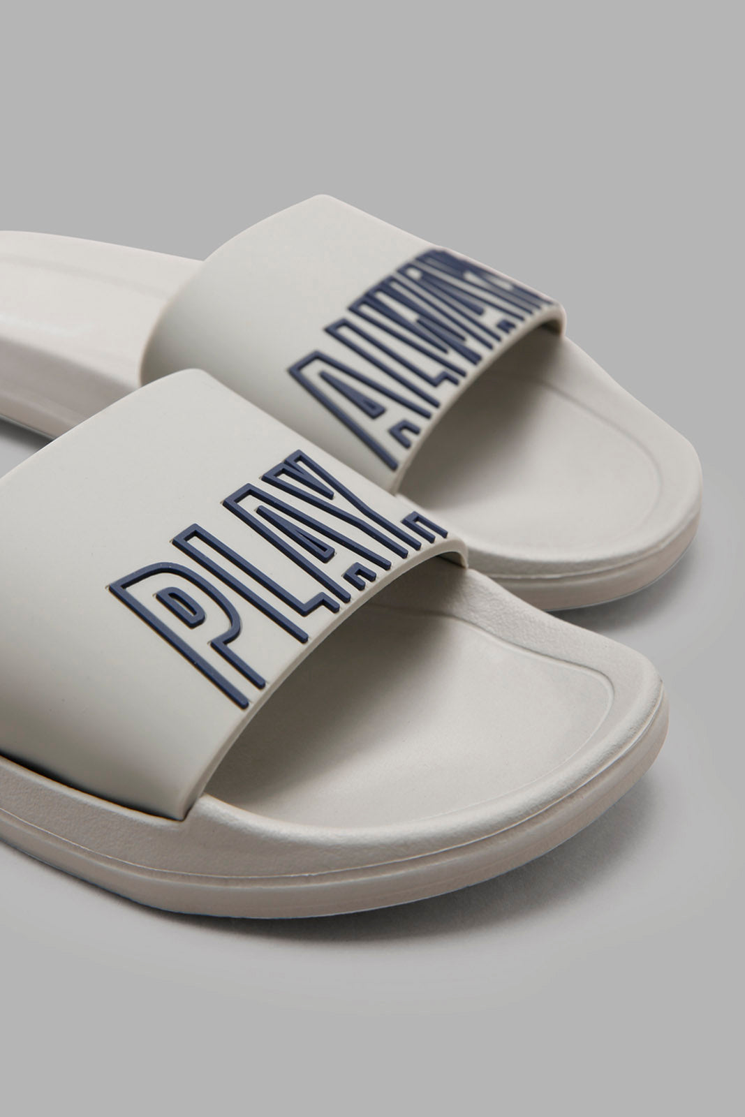 Redtag-Grey-Slogan-Print-Slide-BSR-Flip-Flops,-Category:Flip-Flops,-Colour:Grey,-Deals:New-In,-Filter:Boys-Footwear-(5-to-14-Yrs),-New-In-BSR-FOO,-Non-Sale,-Section:Boys-(0-to-14Yrs),-W22A-Senior-Boys-5 to 14 Years