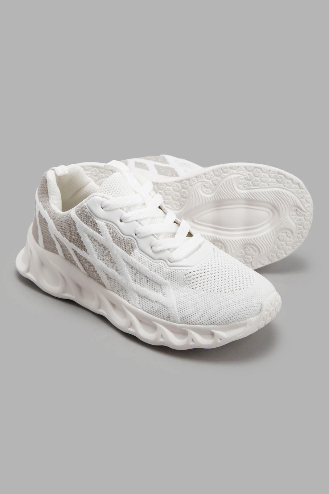 Redtag-White-Knit-Sneaker-BSR-Trainers,-Category:Trainers,-Colour:White,-Deals:New-In,-Filter:Boys-Footwear-(5-to-14-Yrs),-New-In-BSR-FOO,-Non-Sale,-Section:Boys-(0-to-14Yrs),-W22A-Senior-Boys-5 to 14 Years