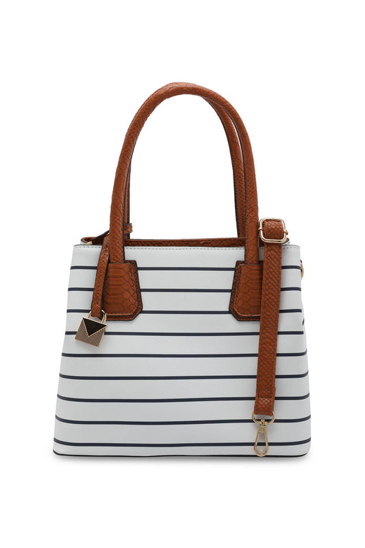 Redtag-Navy-And-White-Nautical-Stripe-Day-Bag-Category:Bags,-Colour:Assorted,-Deals:New-In,-Dept:Ladieswear,-Filter:Women's-Accessories,-New-In-Women-ACC,-Non-Sale,-Section:Women,-W22O,-Women-Bags-Women-