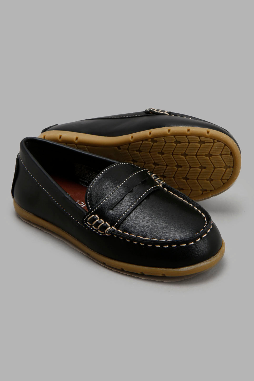 Redtag-Black-Penny-Loafer-BOY-Shoes,-Category:Shoes,-Colour:Black,-Deals:New-In,-Filter:Boys-Footwear-(3-to-5-Yrs),-New-In-BOY-FOO,-Non-Sale,-Section:Boys-(0-to-14Yrs),-W22A-Boys-3 to 5 Years