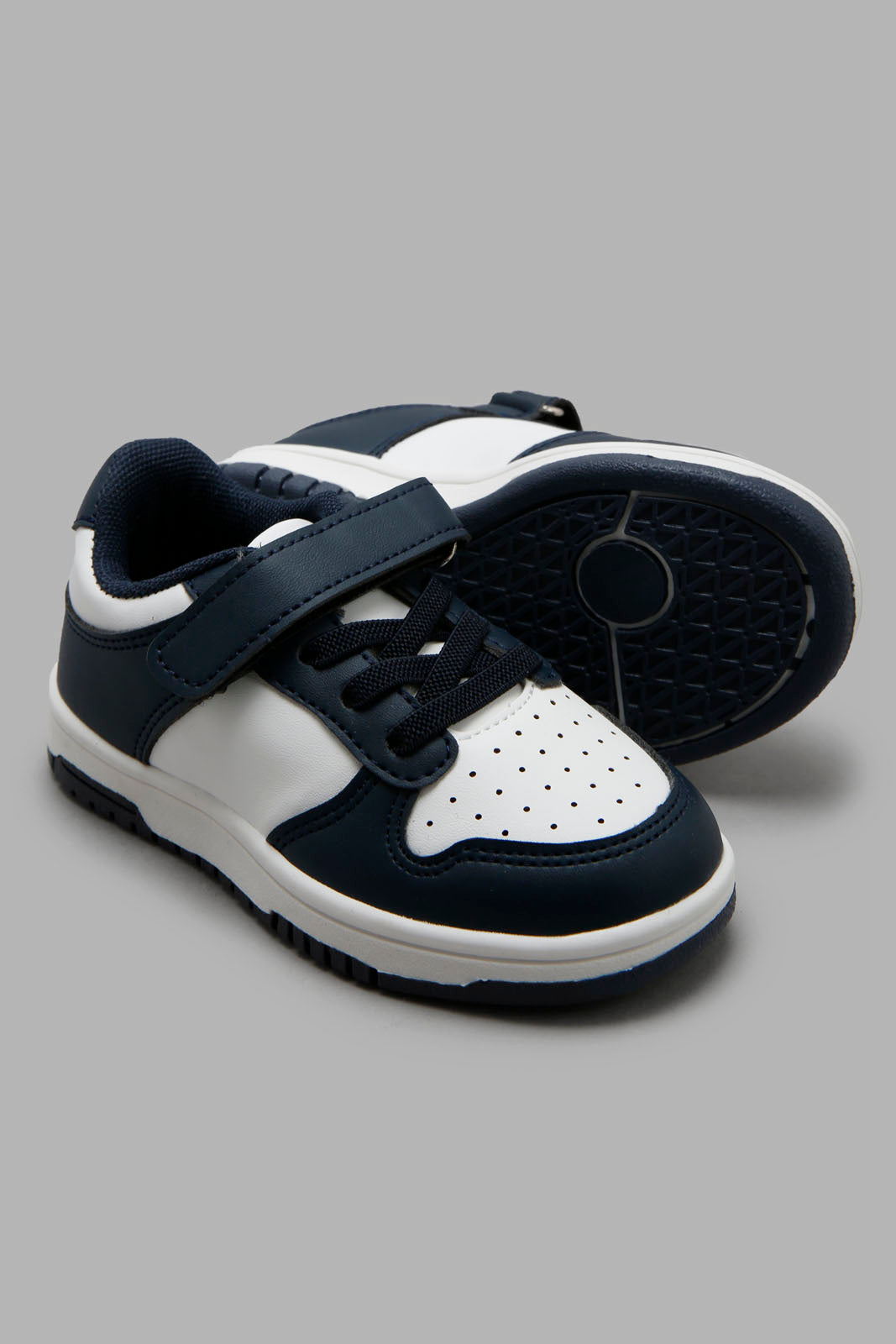 Redtag-Navy-Velcro-Strap-Sneaker-Category:Shoes,-Colour:Navy,-Deals:New-In,-Filter:Boys-Footwear-(1-to-3-Yrs),-INB-Shoes,-New-In-INB-FOO,-Non-Sale,-Section:Boys-(0-to-14Yrs),-W22A-Infant-Boys-1 to 3 Years