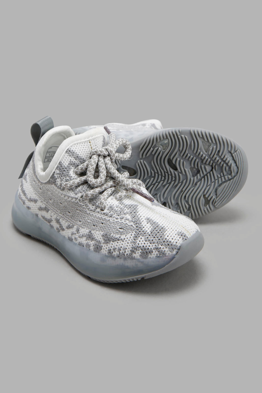 Redtag-Grey-Led-Slip-On-Sneaker-Category:Shoes,-Colour:Grey,-Deals:New-In,-Filter:Boys-Footwear-(1-to-3-Yrs),-INB-Shoes,-New-In-INB-FOO,-Non-Sale,-Section:Boys-(0-to-14Yrs),-W22A-Infant-Boys-1 to 3 Years