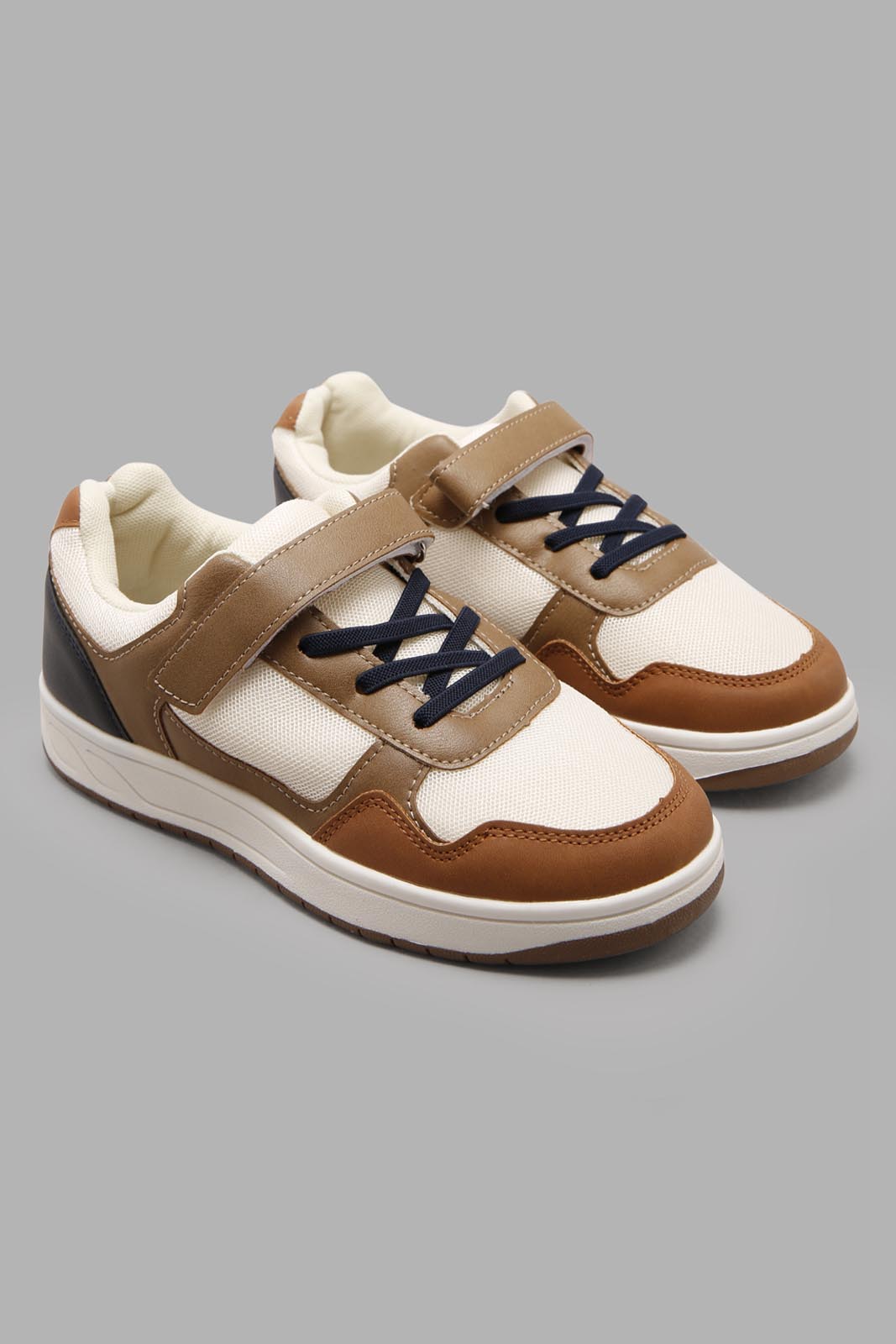 Redtag-Beige-Color-Block-Skate-Shoe-BSR-Shoes,-Category:Shoes,-Colour:Beige,-Deals:New-In,-Filter:Boys-Footwear-(5-to-14-Yrs),-New-In-BSR-FOO,-Non-Sale,-Section:Boys-(0-to-14Yrs),-W22A-Senior-Boys-5 to 14 Years