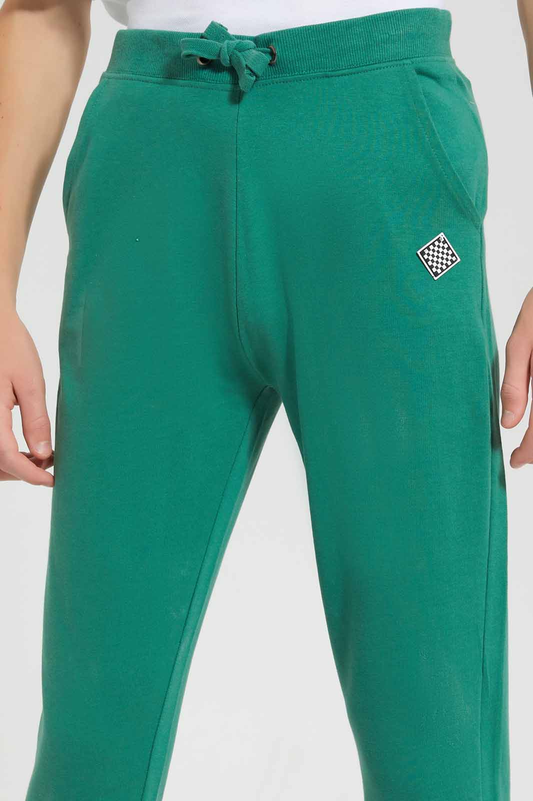Redtag-Green-Table-Active-Pant-BSR-Joggers,-Category:Joggers,-Colour:Green,-Deals:New-In,-Filter:Senior-Boys-(9-to-14-Yrs),-New-In-BSR-APL,-Non-Sale,-Section:Boys-(0-to-14Yrs),-TBL,-W22O-Senior-Boys-9 to 14 Years