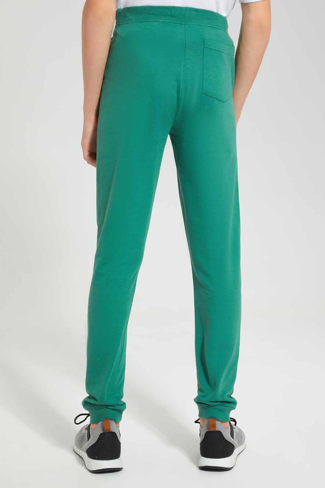 Redtag-Green-Table-Active-Pant-BSR-Joggers,-Category:Joggers,-Colour:Green,-Deals:New-In,-Filter:Senior-Boys-(9-to-14-Yrs),-New-In-BSR-APL,-Non-Sale,-Section:Boys-(0-to-14Yrs),-TBL,-W22O-Senior-Boys-9 to 14 Years
