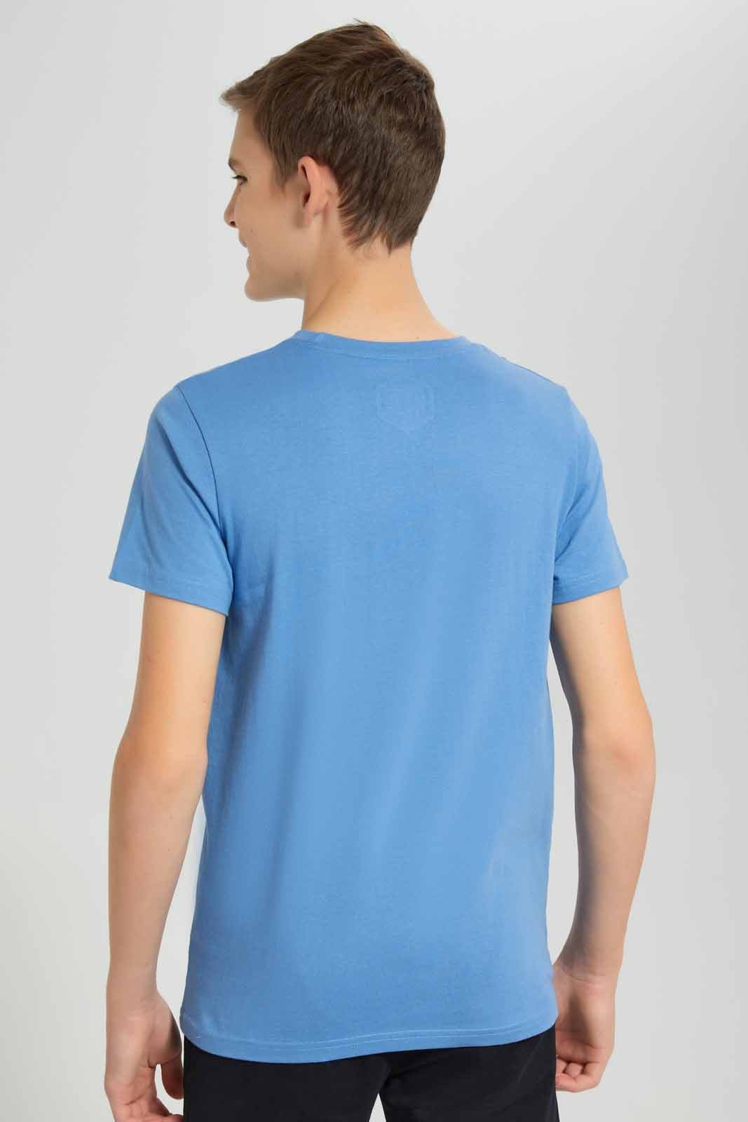 Redtag-Blue-Gamer-Graphic-T-Shirt-BSR-T-Shirts,-Category:T-Shirts,-Colour:Blue,-Deals:New-In,-Filter:Senior-Boys-(9-to-14-Yrs),-New-In-BSR-APL,-Non-Sale,-Section:Boys-(0-to-14Yrs),-TBL,-W22O-Senior-Boys-9 to 14 Years