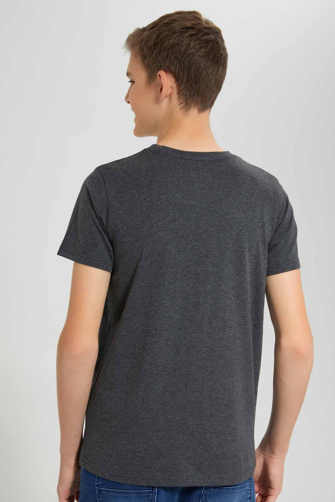 Redtag-Charcoal-Homework-Graphic-T-Shirt-BSR-T-Shirts,-Category:T-Shirts,-Colour:Charcoal,-Deals:New-In,-Filter:Senior-Boys-(9-to-14-Yrs),-New-In-BSR-APL,-Non-Sale,-Section:Boys-(0-to-14Yrs),-TBL,-W22O-Senior-Boys-9 to 14 Years