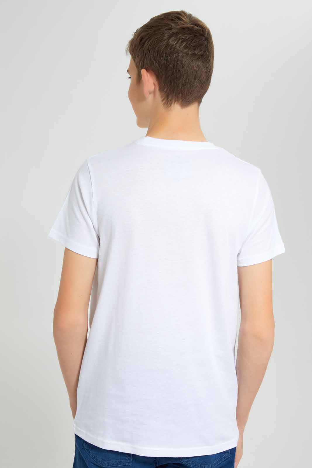 Redtag-White-Two-Titles-Graphic-T-Shirt-BSR-T-Shirts,-Category:T-Shirts,-Colour:White,-Deals:New-In,-Filter:Senior-Boys-(9-to-14-Yrs),-New-In-BSR-APL,-Non-Sale,-Section:Boys-(0-to-14Yrs),-TBL,-W22O-Senior-Boys-9 to 14 Years