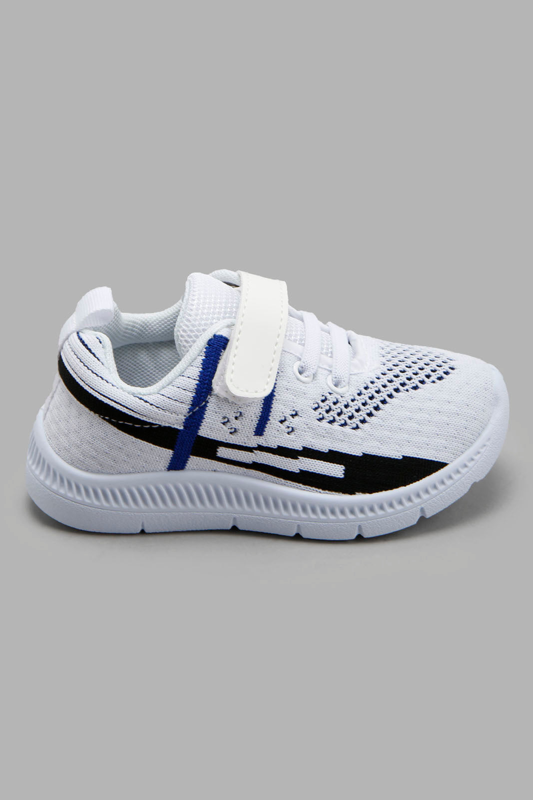 Redtag-White-Velcro-Strap-Pump-Category:Trainers,-Colour:White,-Deals:New-In,-Filter:Boys-Footwear-(1-to-3-Yrs),-INB-Trainers,-New-In-INB-FOO,-Non-Sale,-Section:Boys-(0-to-14Yrs),-W22A-Infant-Boys-1 to 3 Years