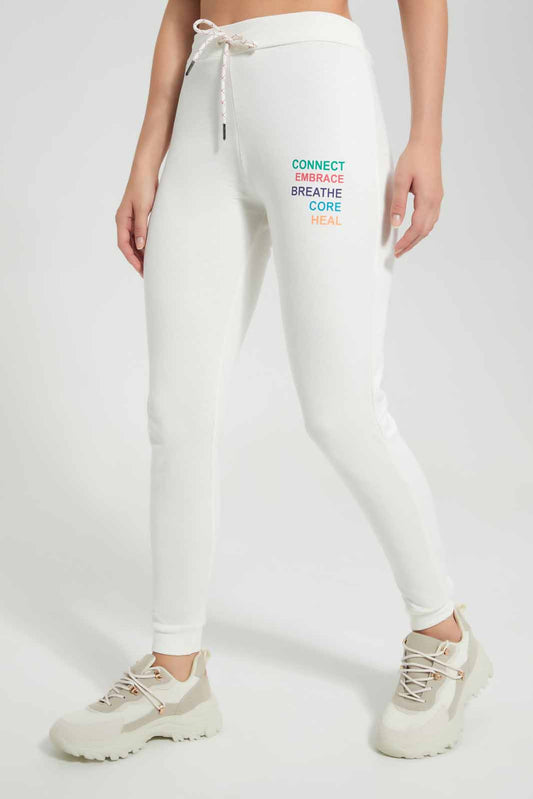 Redtag-Ivory-Basic-Jogger-With-Side-Applique-Category:Joggers,-Colour:Ivory,-Deals:New-In,-Filter:Women's-Clothing,-New-In-Women-APL,-Non-Sale,-Section:Women,-TBL,-W22O,-Women-Joggers-Women's-