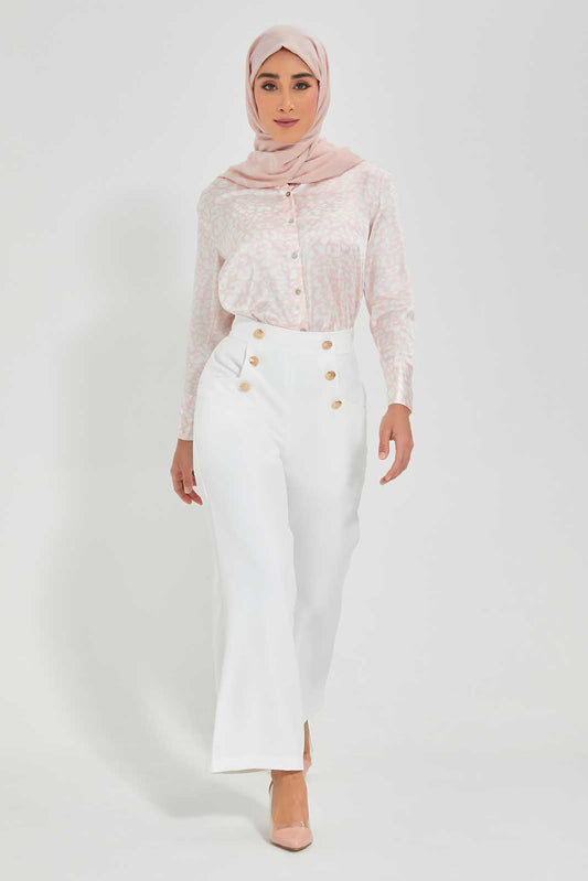Redtag-white-Botton-Trousers-Category:Trousers,-Colour:White,-Deals:New-In,-Filter:Women's-Clothing,-LMC,-New-In-Women-APL,-Non-Sale,-Section:Women,-W22O,-Women-Trousers--