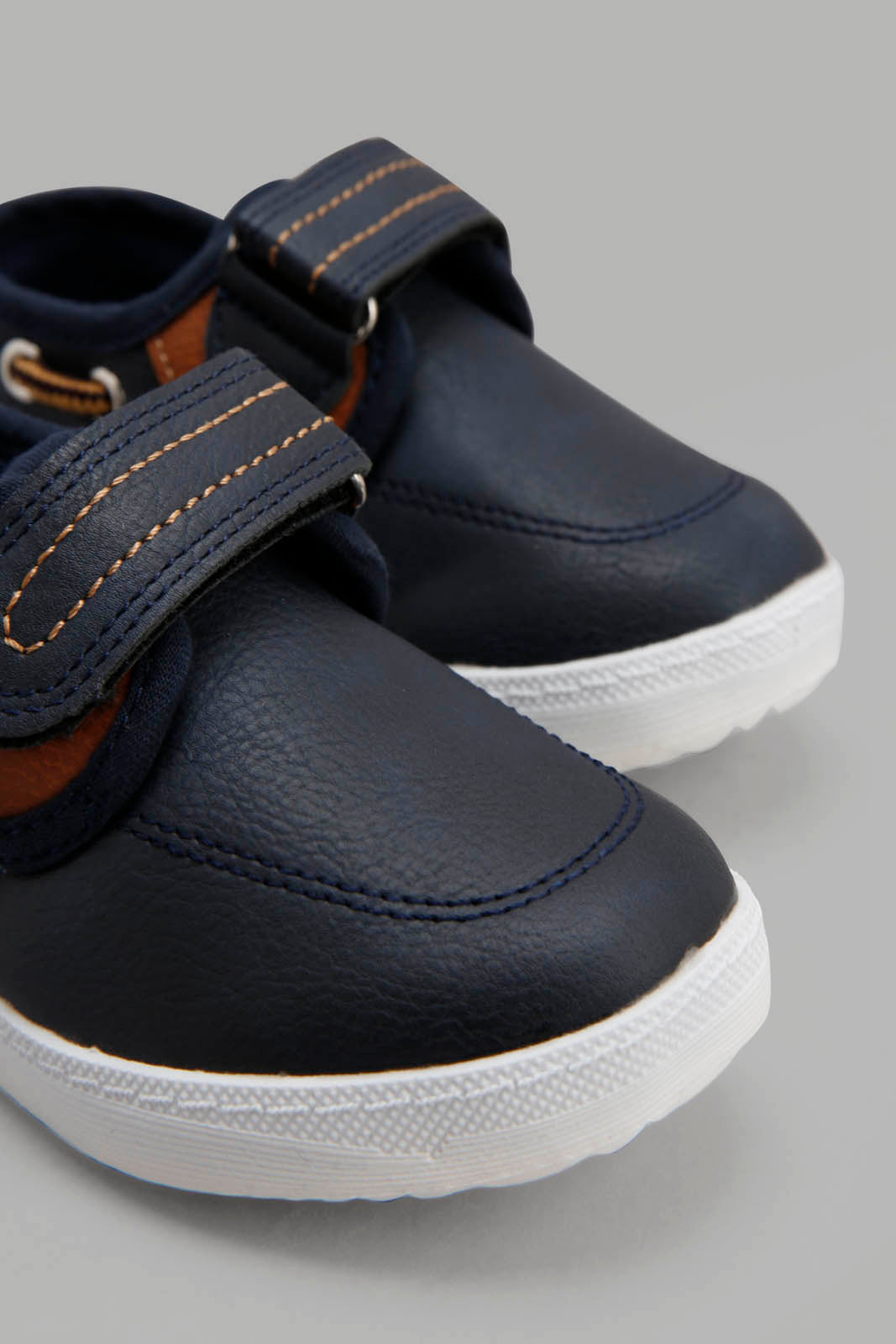 Redtag-Navy-Sneaker-With-Velcro-Strap-Category:Shoes,-Colour:Navy,-Deals:New-In,-Filter:Boys-Footwear-(1-to-3-Yrs),-INB-Shoes,-New-In-INB-FOO,-Non-Sale,-Section:Boys-(0-to-14Yrs),-W22A-Infant-Boys-1 to 3 Years
