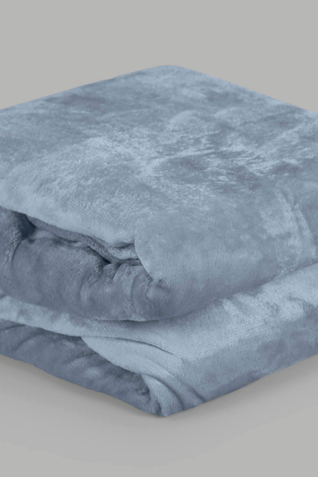 Blue Plain Ultra Soft Blanket (Single Size)