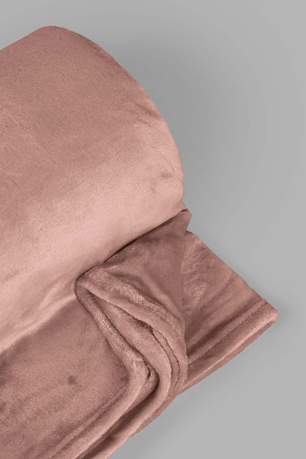 Pink Plain Ultra Soft Blanket (Single Size)