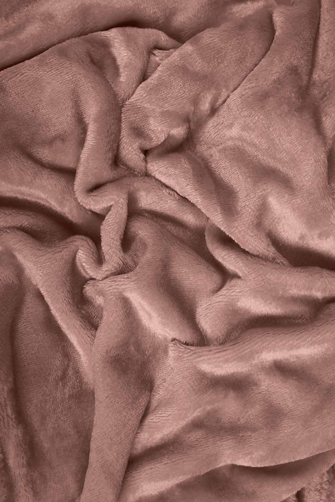 Pink Plain Ultra Soft Blanket (Single Size)