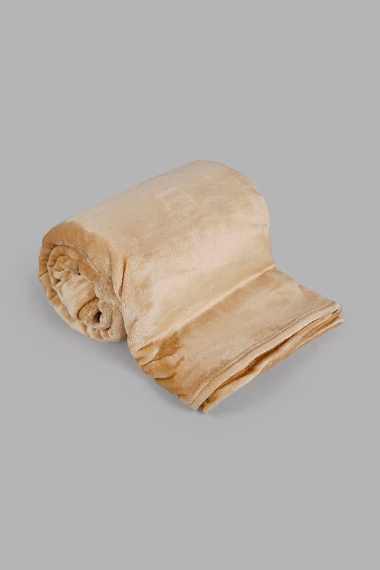 Yellow Plain Ultra Soft Blanket (Single Size)