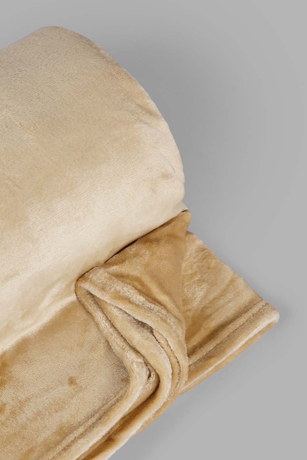 Yellow Plain Ultra Soft Blanket (Single Size)
