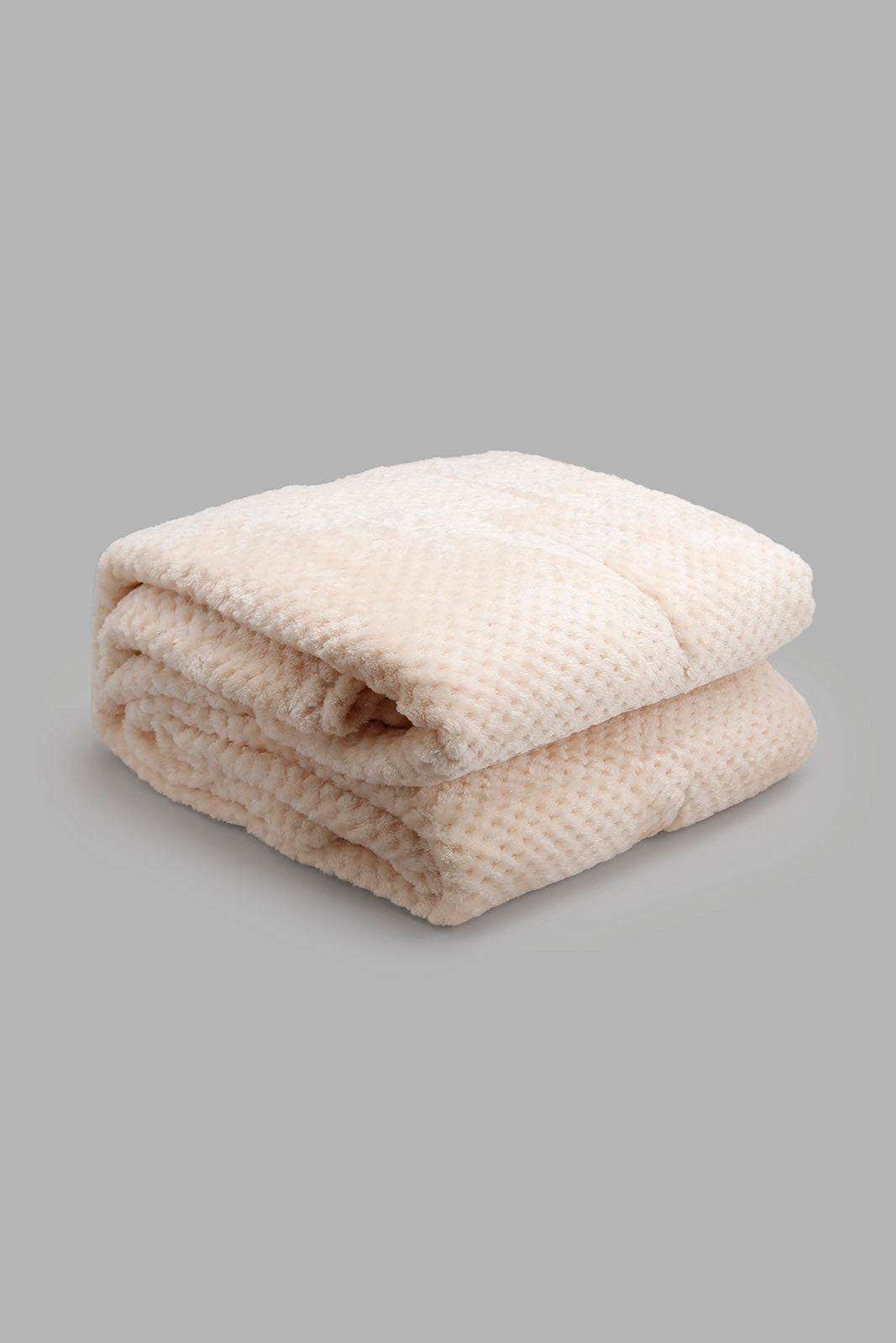 Redtag-Cream-Ultra-Soft-Blanket-(Double-Size)-Category:Blankets,-Colour:Cream,-Deals:New-In,-Filter:Home-Bedroom,-HMW-BED-Blankets,-New-In-HMW-BED,-Non-Sale,-Section:Homewares,-W22O-Home-Bedroom-