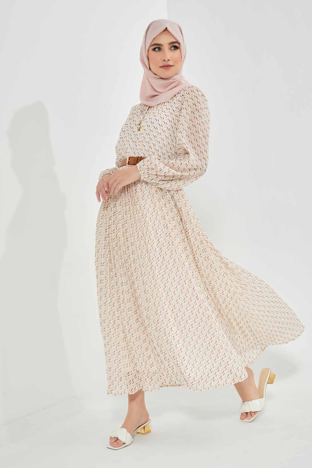 Redtag-Allover-Printed-Belted-Dress-Category:Dresses,-Colour:Assorted,-Deals:New-In,-Filter:Women's-Clothing,-LMC,-New-In-Women-APL,-Non-Sale,-Section:Women,-W22O,-Women-Dresses--