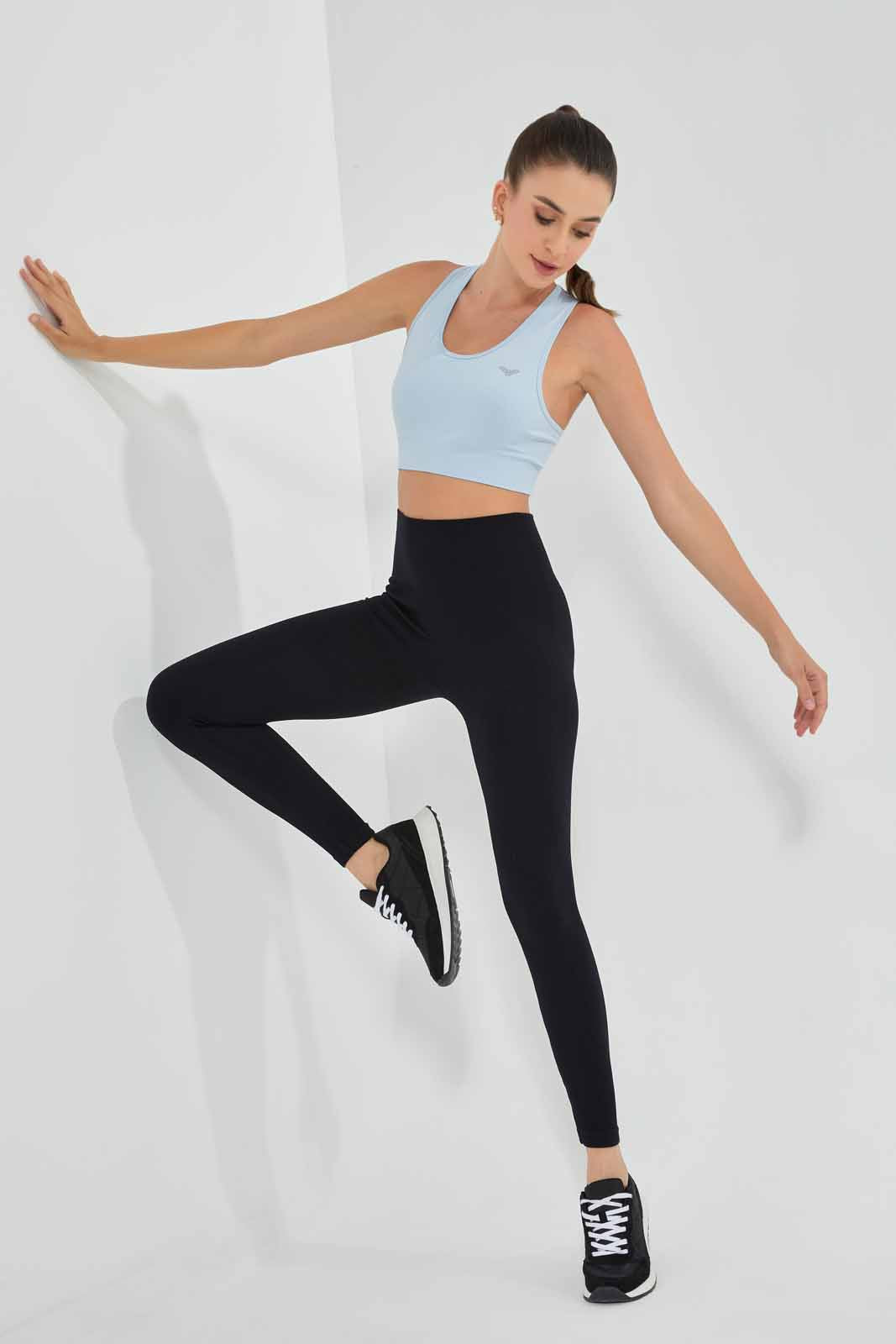 Redtag-Black-Seamless-Pant-Category:Joggers,-Colour:Black,-Deals:New-In,-Filter:Women's-Clothing,-New-In-Women,-Non-Sale,-Section:Women,-W22O,-Women-Joggers-Women's-