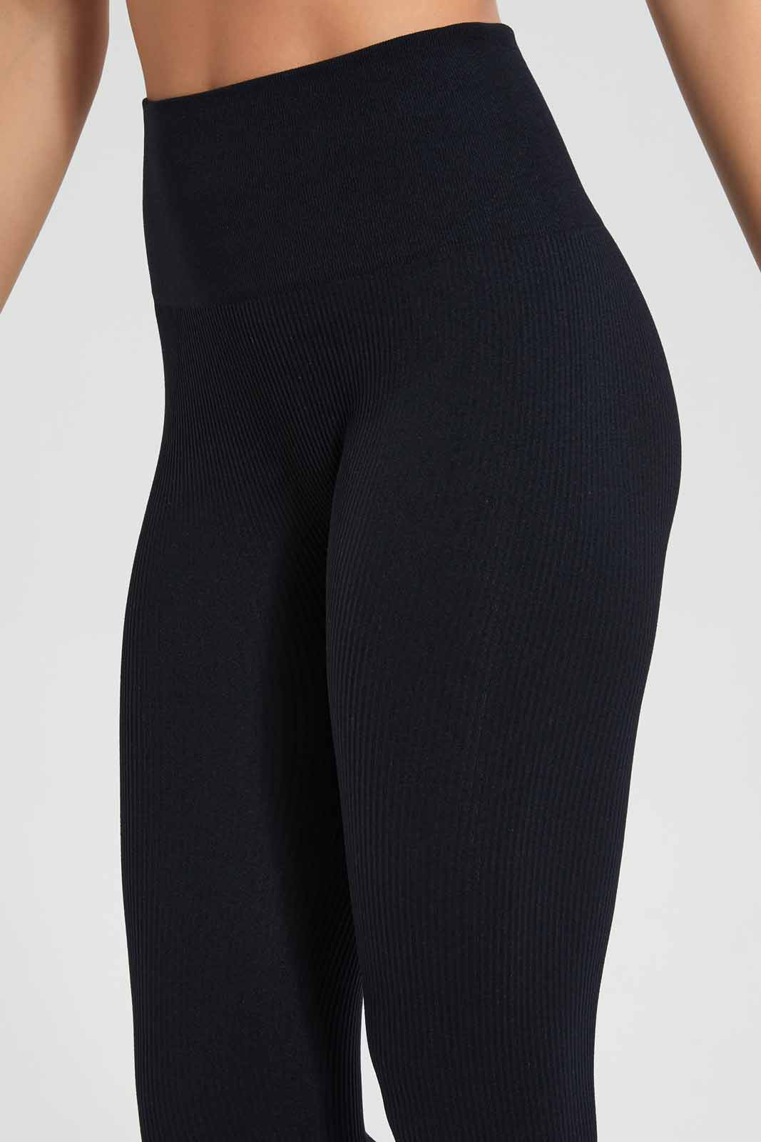 Redtag-Black-Seamless-Pant-Category:Joggers,-Colour:Black,-Deals:New-In,-Filter:Women's-Clothing,-New-In-Women,-Non-Sale,-Section:Women,-W22O,-Women-Joggers-Women's-