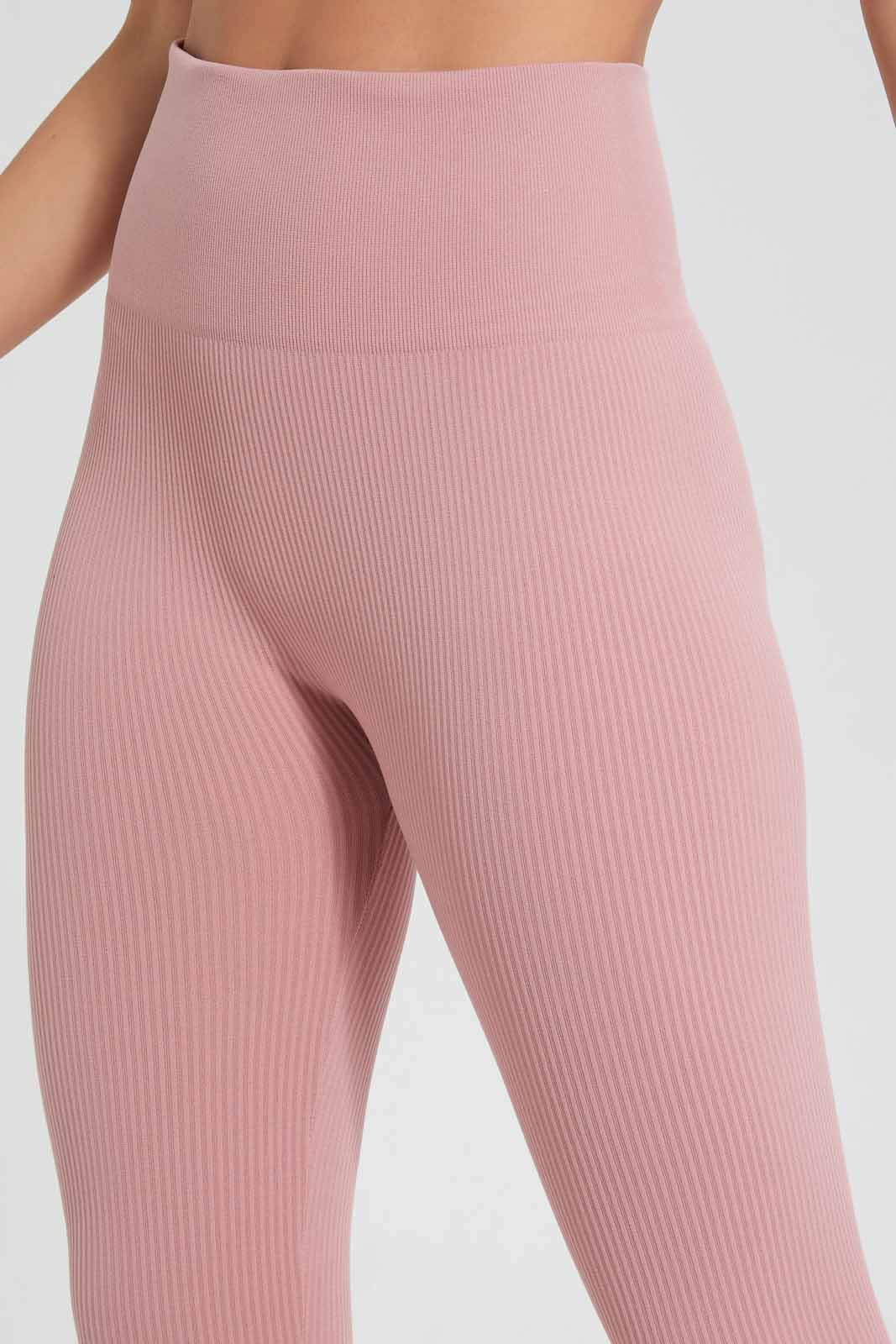 Redtag-Pink-Seamless-Pant-Category:Joggers,-Colour:Apricot,-Deals:New-In,-Filter:Women's-Clothing,-New-In-Women,-Non-Sale,-Section:Women,-W22O,-Women-Joggers-Women's-
