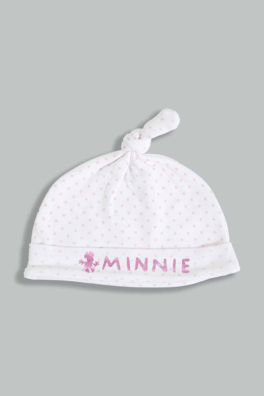 Redtag-Pink-Minnie-Mouse-4-Piece-Pack-Gift-Box-Category:Gift-Sets,-Colour:Apricot,-Deals:New-In,-Filter:Baby-(0-to-12-Mths),-NBG-Gift-Sets,-New-In-NBG-APL,-Non-Sale,-Section:Girls-(0-to-14Yrs),-W22O-Baby-0 to 12 Months