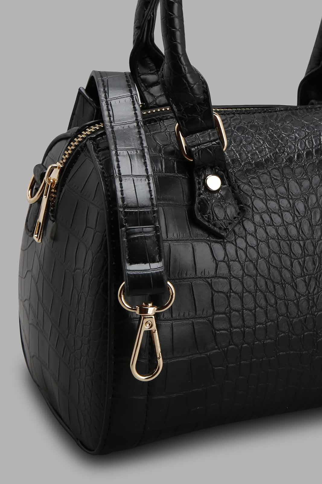 Redtag-Black-Day-Bag-Category:Bags,-Colour:Black,-Filter:Women's-Accessories,-New-In,-New-In-Women-ACC,-Non-Sale,-Section:Women,-W22A,-Women-Bags-Women-