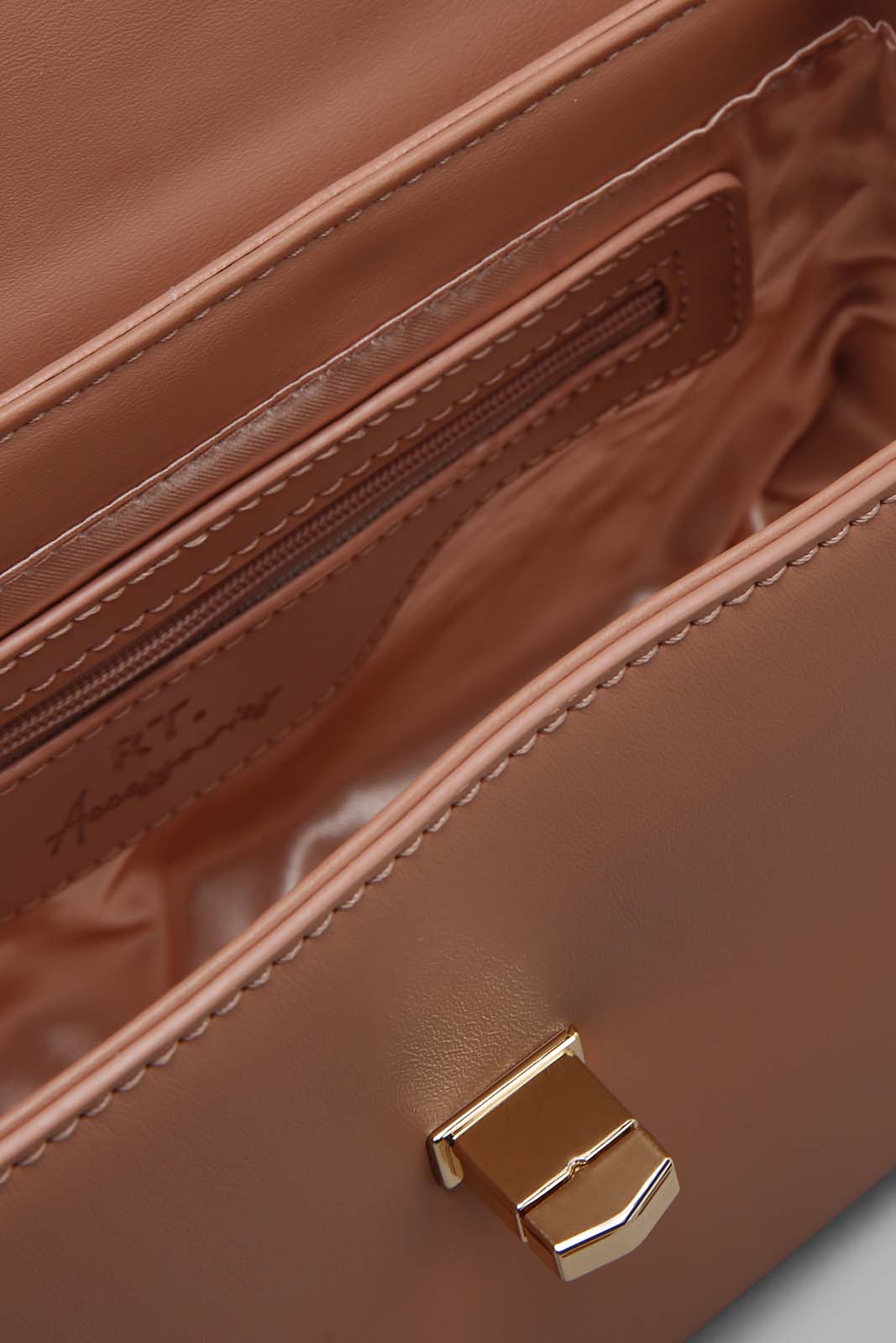 Redtag-Pink-And-Tan-Cross-Body-Bag-Category:Bags,-Colour:Pink,-Filter:Women's-Accessories,-New-In,-New-In-Women-ACC,-Non-Sale,-Section:Women,-W22A,-Women-Bags-Women-