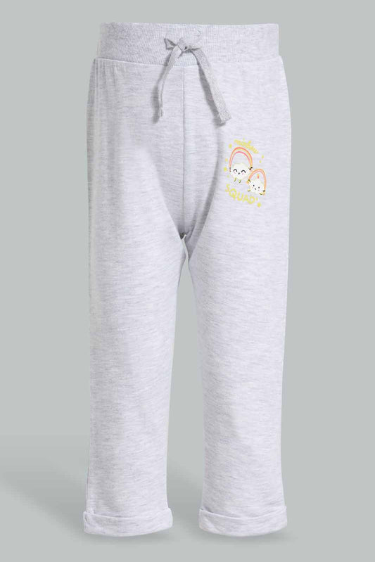 Redtag-Grey-Placement-Print-Track-Pant-Category:Joggers,-Colour:Grey,-Deals:New-In,-Filter:Infant-Girls-(3-to-24-Mths),-ING-Joggers,-New-In-ING-APL,-Non-Sale,-Section:Girls-(0-to-14Yrs),-TBL,-W22O-Infant-Girls-3 to 24 Months