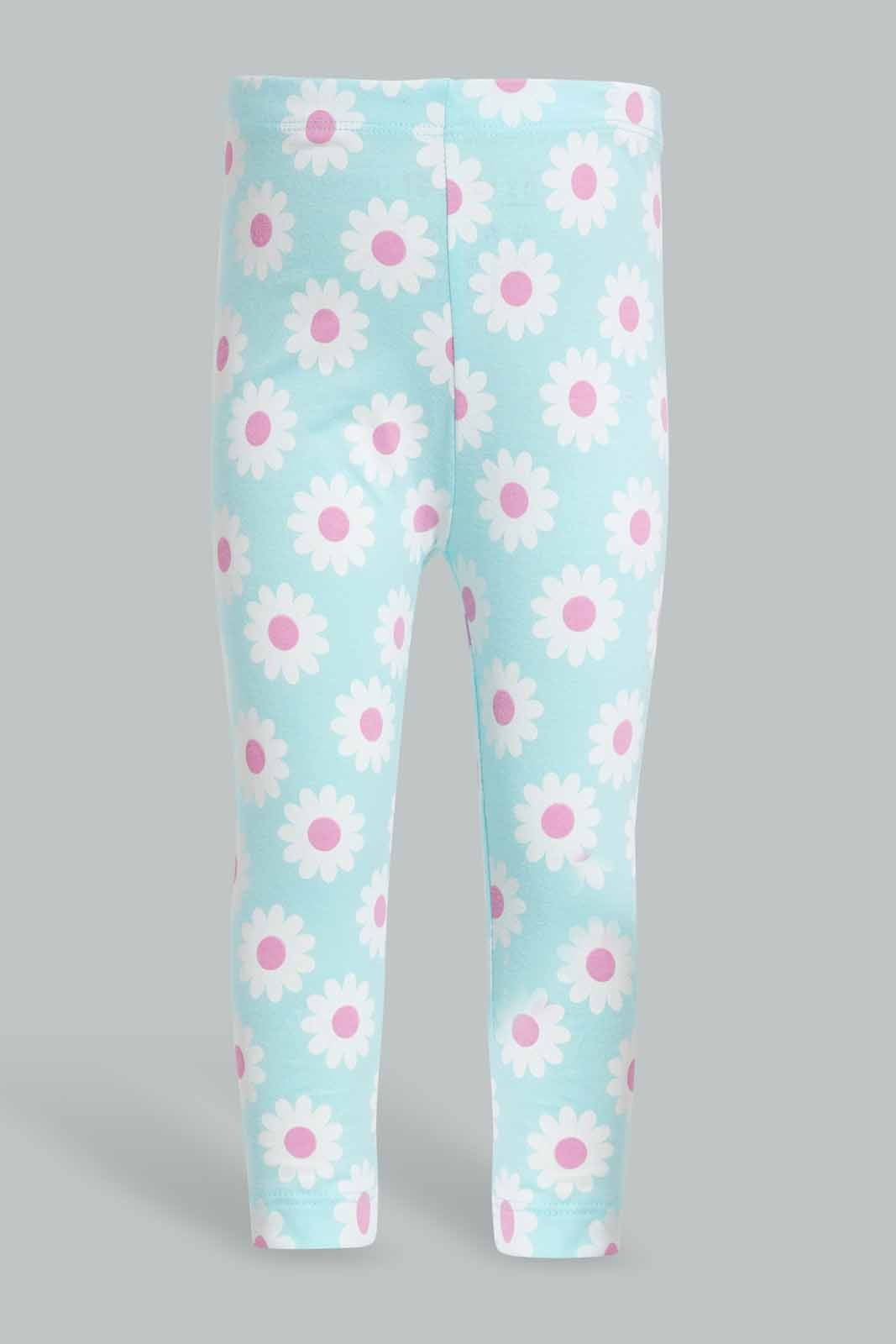 Redtag-Coral-&-Mint-Placement-Print-Pyjama-Sets-Category:Pyjama-Sets,-Colour:Orange,-Deals:New-In,-Filter:Infant-Girls-(3-to-24-Mths),-ING-Pyjama-Sets,-New-In-ING-APL,-Non-Sale,-Section:Girls-(0-to-14Yrs),-W22O-Infant-Girls-3 to 24 Months