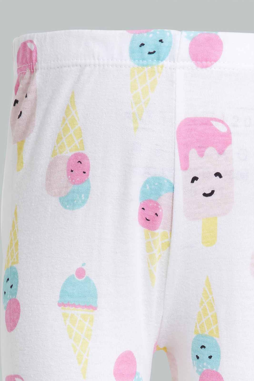 Redtag-White-Allover-Print-Pyjama-Sets-Category:Pyjama-Sets,-Colour:White,-Deals:New-In,-Filter:Infant-Girls-(3-to-24-Mths),-ING-Pyjama-Sets,-New-In-ING-APL,-Non-Sale,-Section:Girls-(0-to-14Yrs),-W22O-Infant-Girls-3 to 24 Months