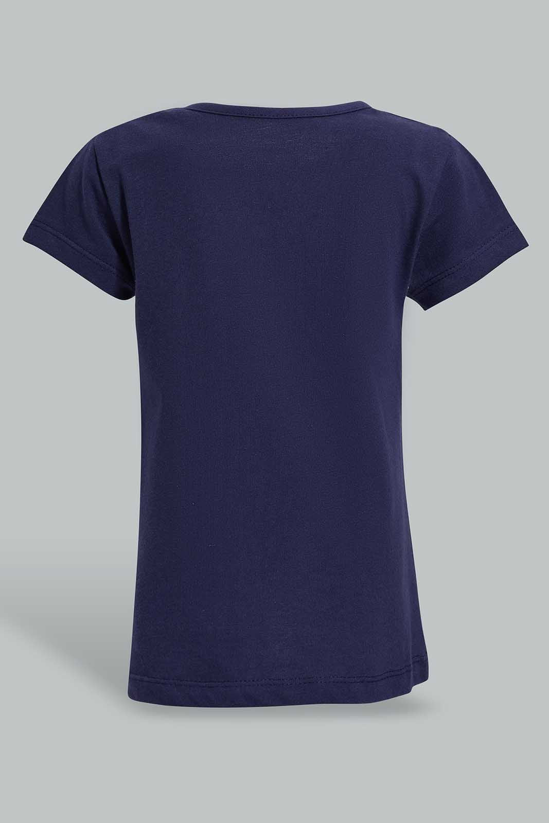 Redtag-Navy-Watermelon-Graphic-Print-T-Shirt-Category:T-Shirts,-Colour:Navy,-Deals:New-In,-Filter:Infant-Girls-(3-to-24-Mths),-ING-T-Shirts,-New-In-ING-APL,-Non-Sale,-Section:Girls-(0-to-14Yrs),-TBL,-W22O-Infant-Girls-3 to 24 Months