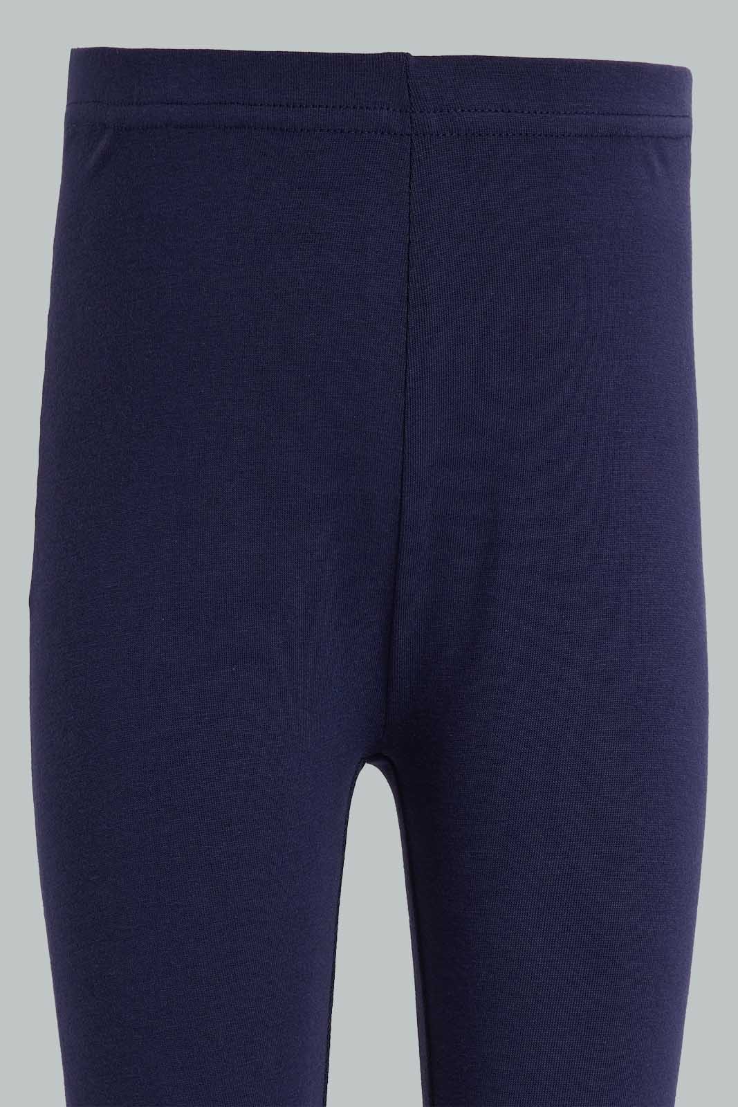 Redtag-Navy-Solid-Legging-With-Motif-Category:Leggings,-Colour:Navy,-Deals:New-In,-Filter:Infant-Girls-(3-to-24-Mths),-ING-Leggings,-New-In-ING-APL,-Non-Sale,-Section:Girls-(0-to-14Yrs),-TBL,-W22O-Infant-Girls-3 to 24 Months