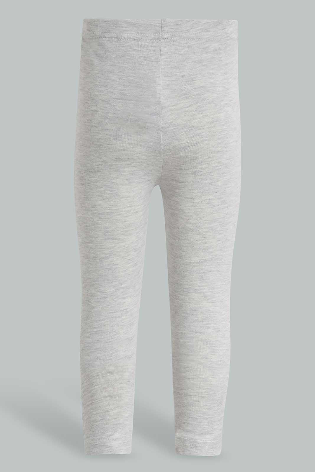 Redtag-Grey-Solid-Legging-With-Motif-Category:Leggings,-Colour:Grey,-Deals:New-In,-Filter:Infant-Girls-(3-to-24-Mths),-ING-Leggings,-New-In-ING-APL,-Non-Sale,-Section:Girls-(0-to-14Yrs),-TBL,-W22O-Infant-Girls-3 to 24 Months