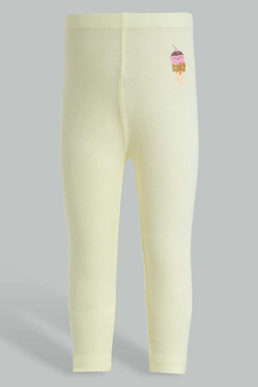 Redtag-Yellow-Placement-Print-Legging-Category:Leggings,-Colour:Yellow,-Deals:New-In,-Filter:Infant-Girls-(3-to-24-Mths),-ING-Leggings,-New-In-ING-APL,-Non-Sale,-Section:Girls-(0-to-14Yrs),-TBL,-W22O-Infant-Girls-3 to 24 Months