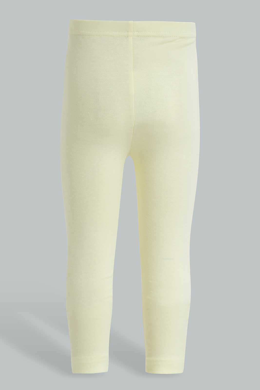 Redtag-Yellow-Placement-Print-Legging-Category:Leggings,-Colour:Yellow,-Deals:New-In,-Filter:Infant-Girls-(3-to-24-Mths),-ING-Leggings,-New-In-ING-APL,-Non-Sale,-Section:Girls-(0-to-14Yrs),-TBL,-W22O-Infant-Girls-3 to 24 Months