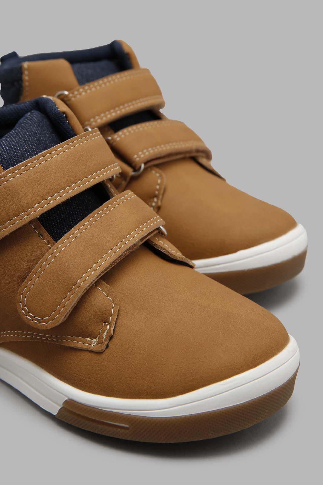 Redtag-Tan-Material-Block-Chukka-Boots-BOY-Boots,-Category:Boots,-Colour:Tan,-Deals:New-In,-Filter:Boys-Footwear-(3-to-5-Yrs),-New-In-BOY-FOO,-Non-Sale,-Section:Boys-(0-to-14Yrs),-W22A-Boys-3 to 5 Years