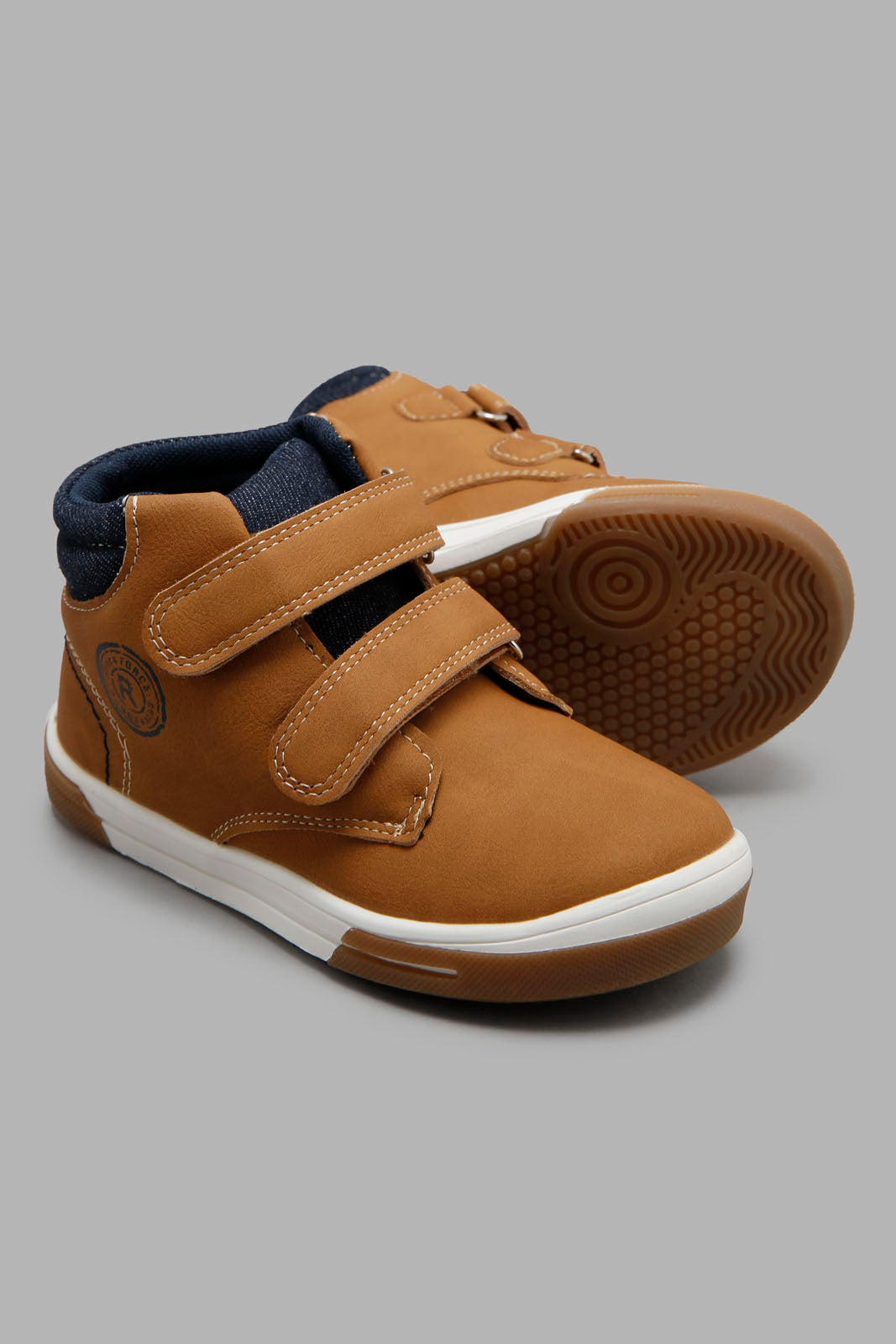 Redtag-Tan-Material-Block-Chukka-Boots-BOY-Boots,-Category:Boots,-Colour:Tan,-Deals:New-In,-Filter:Boys-Footwear-(3-to-5-Yrs),-New-In-BOY-FOO,-Non-Sale,-Section:Boys-(0-to-14Yrs),-W22A-Boys-3 to 5 Years