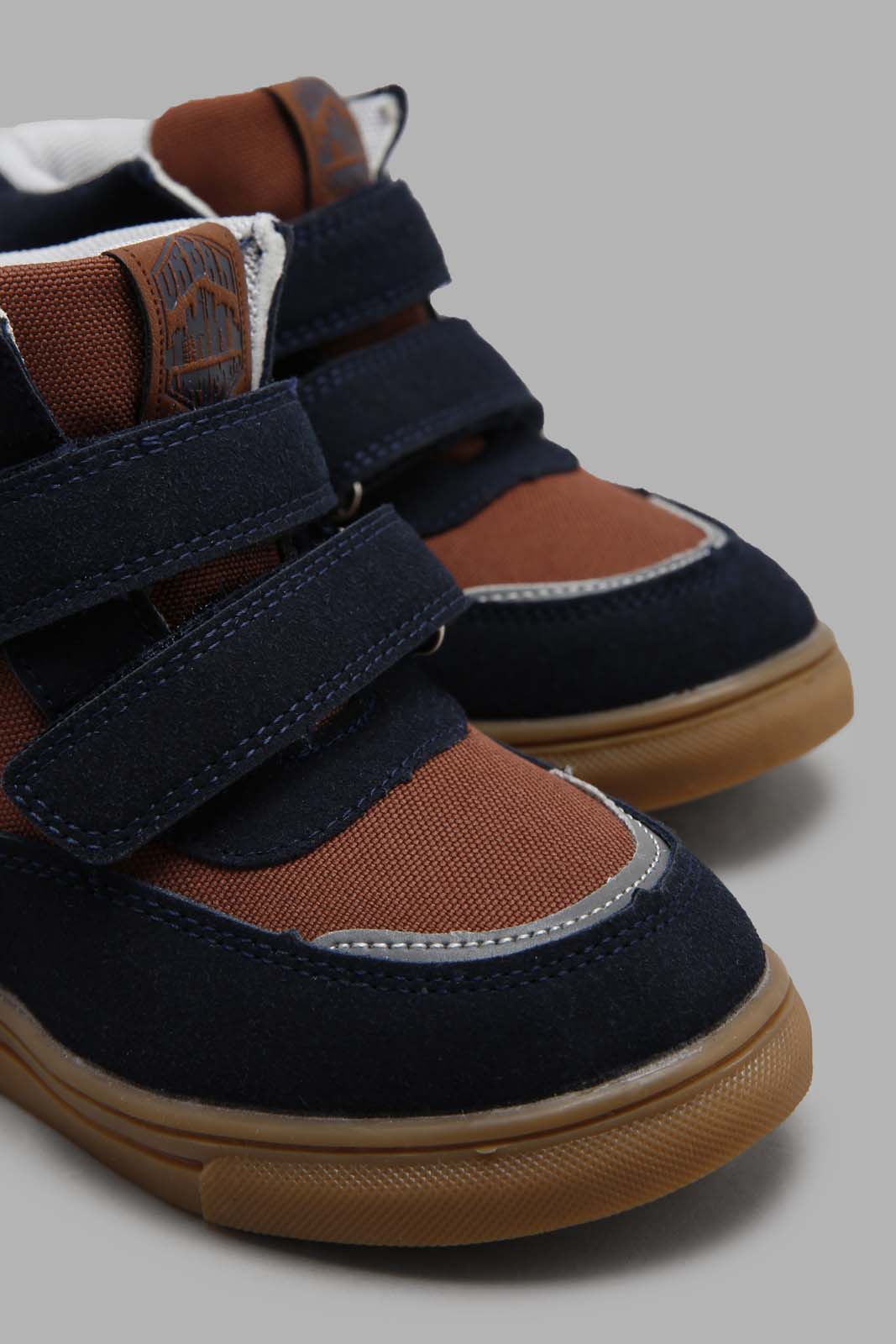 Redtag-Navy-Material-Block-High-Top-BOY-Boots,-Category:Boots,-Colour:Assorted,-Deals:New-In,-Filter:Boys-Footwear-(3-to-5-Yrs),-New-In-BOY-FOO,-Non-Sale,-Section:Boys-(0-to-14Yrs),-W22A-Boys-3 to 5 Years