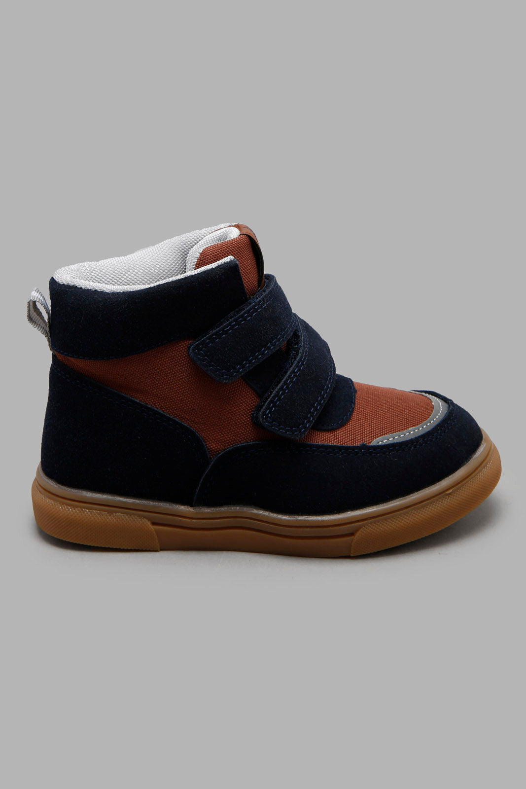 Redtag-Navy-Material-Block-High-Top-BOY-Boots,-Category:Boots,-Colour:Assorted,-Deals:New-In,-Filter:Boys-Footwear-(3-to-5-Yrs),-New-In-BOY-FOO,-Non-Sale,-Section:Boys-(0-to-14Yrs),-W22A-Boys-3 to 5 Years