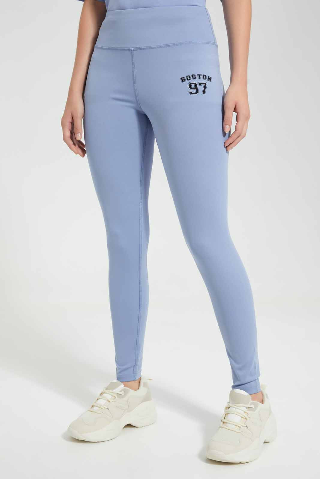 Redtag-Blue-Placement-Print-Active-Pant-Category:Joggers,-Colour:Blue,-Deals:New-In,-Filter:Women's-Clothing,-New-In-Women-APL,-Non-Sale,-Section:Women,-W22O,-Women-Joggers-Women's-