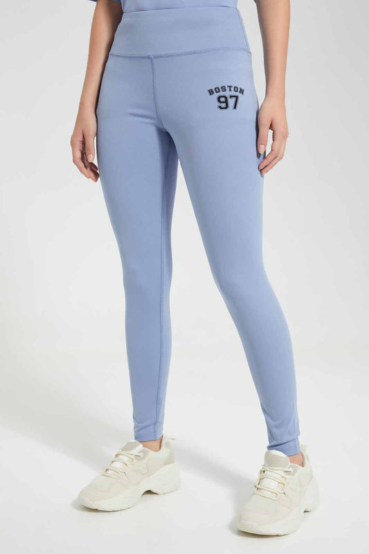 Redtag-Blue-Placement-Print-Active-Pant-Category:Joggers,-Colour:Blue,-Deals:New-In,-Filter:Women's-Clothing,-New-In-Women-APL,-Non-Sale,-Section:Women,-W22O,-Women-Joggers-Women's-